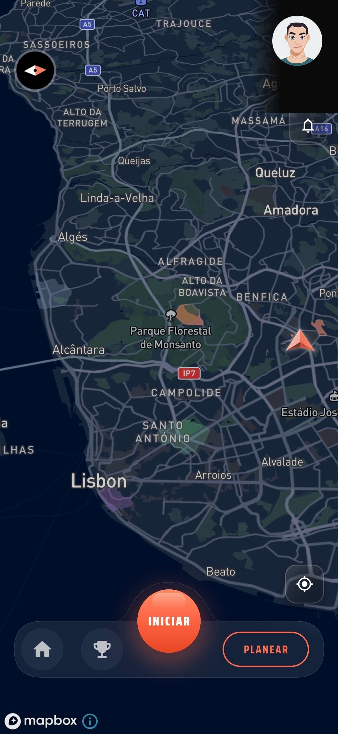 Vários territórios conquistados visíveis no mapa