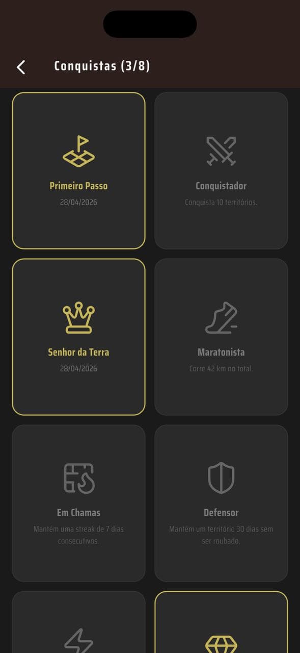 Flowtr — badges desbloqueados pelo jogador