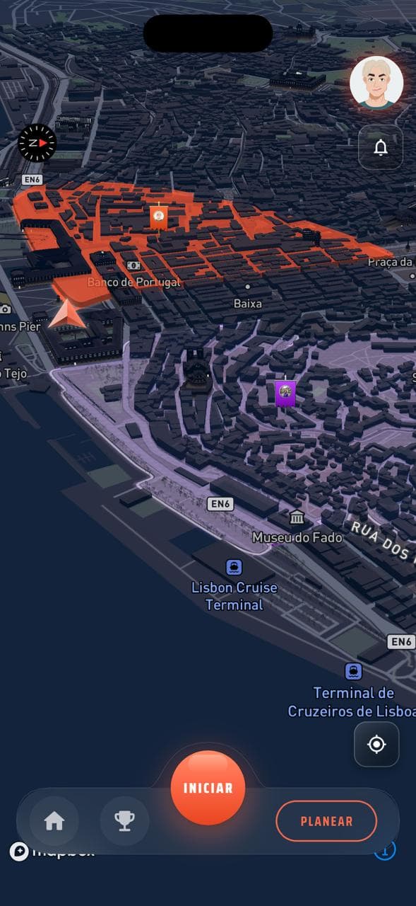 Flowtr — mapa em formato horizontal